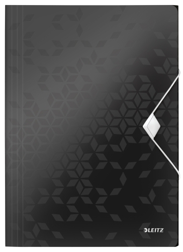 CARPETA SOLAP.LEITZ WOW PP A4 NEGRO - Pack de 10 unidades 45990195