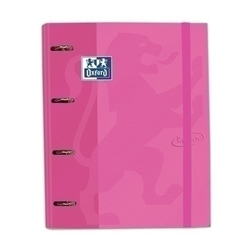 CARPEBLOC OXFORD A4 4AN.100 Hj FUCSIA - Pack de 4 unidades