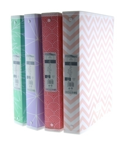 CARPETA OF.BOX PP A4 4 AN.40 NORTH GLACE - Pack de 8 unidades