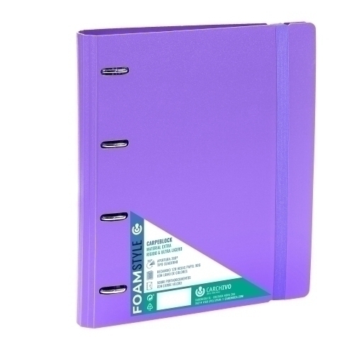 CARPEBLOC CARCH.FOAM A4+ 4AN.120 H VI - Pack de 4 unidades