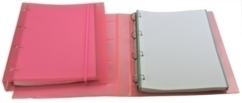 CARPEBLOC IBERPLAS NEON TRANS. A4 SURTID - Pack de 6 unidades