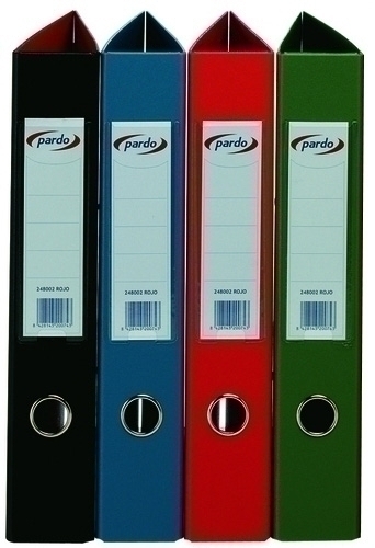 CARPETA PARDO PVC Fº 2 AN.25 MX VERDE