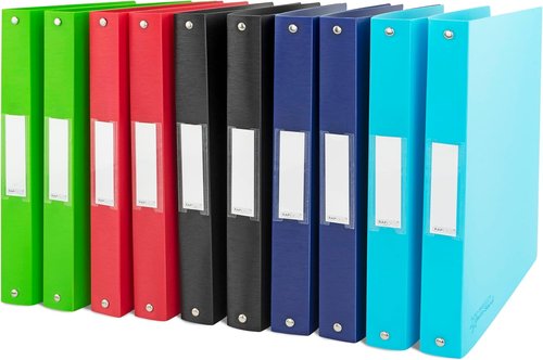 CARPETA RAPESCO PP A4 4 AN.35 SURT. - Pack de 10 unidades