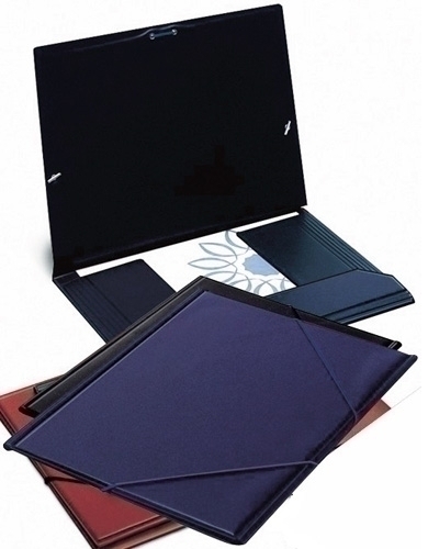 CARPETA GOMAS IBER.PVC Fº AZUL