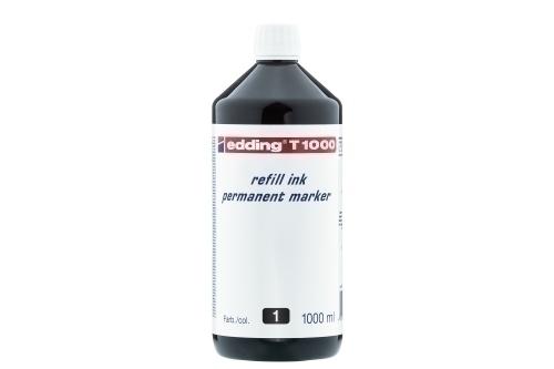 TINTA ROTUL.EDDING 1 litro T1000 NEGRO