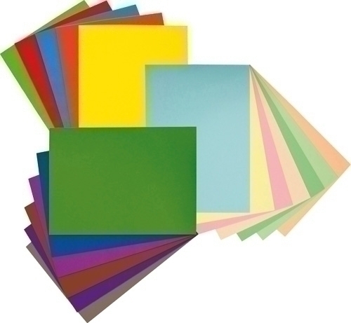 CARTULINA A4 FABR. 185g P/10 NEGRO