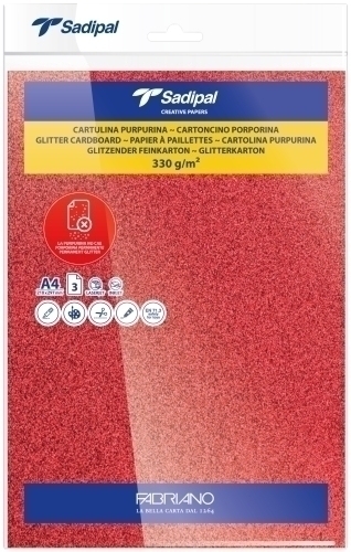 CARTULINA PURPUR.A4 SADIPAL RJ P/3