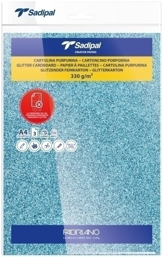 CARTULINA PURPUR.A4 SADIPAL AZ P/3