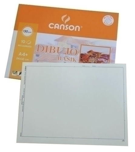 LAMINA G-C DIBUJO BASIK M.PK 10 A4+ RECD
