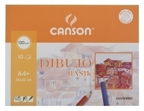 LAMINA G-C DIBUJO BASIK M.PK 10 A4+ LISA