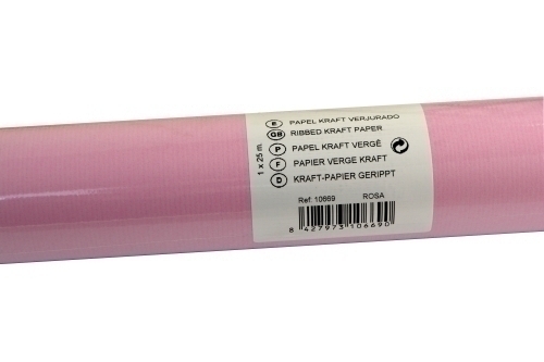 PAPEL EMB.KRAFT SADIP.FUSION 1x25 m ROSA
