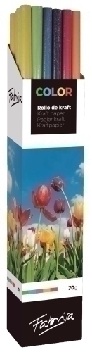 PAPEL EMB.KRAFT FABRISA 1x3 SURT. E.30