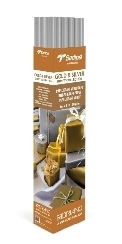 PAPEL EMB.KRAFT SADIP.PLATA 1x3 EXP.25