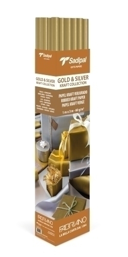 PAPEL EMB.KRAFT SADIP.ORO 1x3 EXP.25