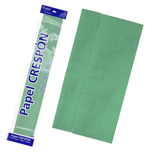 BOLSA 1H PAPEL CREPE DOHE 50X250CM VERDE