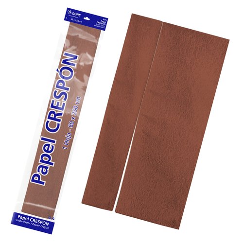 BOLSA 1H PAPEL CREPE DOHE 50X250CM MARRON