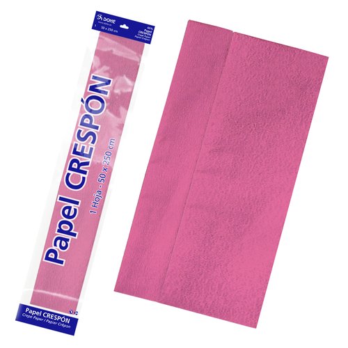 BOLSA 1H PAPEL CREPE DOHE 50X250CM ROSA