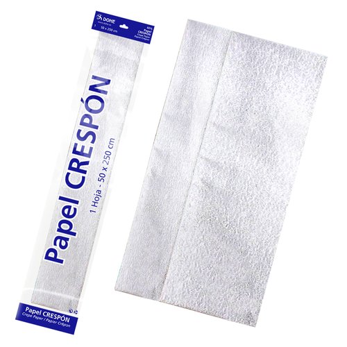 BOLSA 1H PAPEL CREPE DOHE 50X250CM BLANCO