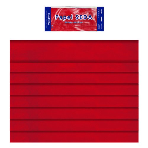 BOLSA 25H PAPEL SEDA DOHE 50X70CM ROJO