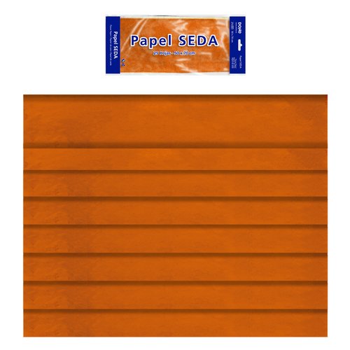 BOLSA 25H PAPEL SEDA DOHE 50X70CM NARANJA