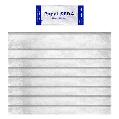 BOLSA 25H PAPEL SEDA DOHE 50X70CM BLANCO