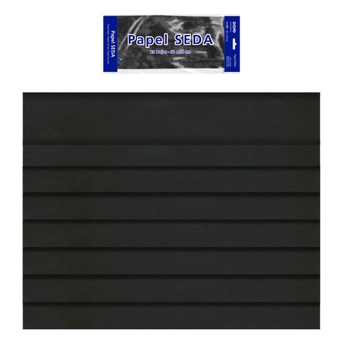 BOLSA 25H PAPEL SEDA DOHE 50X70CM NEGRO
