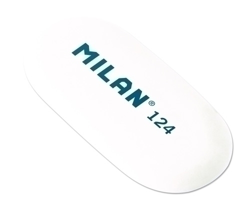 GOMA BORRAR MILAN 124 OVALADA (ud.) - Pack de 24 unidades