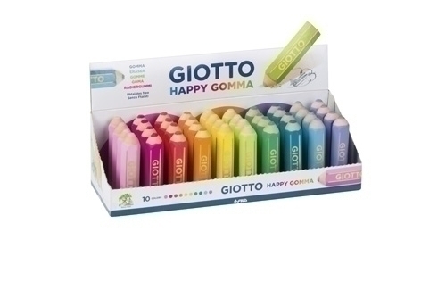 GOMA BORRAR GIOTTO HAPPY GOMMA EXP.40