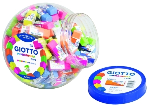 GOMA BORRAR GIOTTO GOMMA FLUO EXP.120