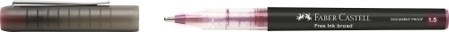 ROLLER FABER CASTELL FREE INK ROJO VINO - Pack de 12 unidades