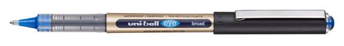 BOLIGRAFO UNI BALL EYE BROAD AZUL - Pack de 12 unidades
