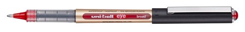 BOLIGRAFO UNI BALL EYE BROAD ROJO - Pack de 12 unidades