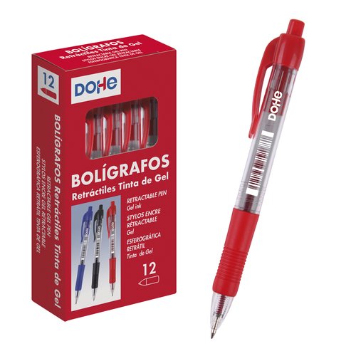 ROLLER DOHE RT. GEL ROJO - Pack de 12 unidades