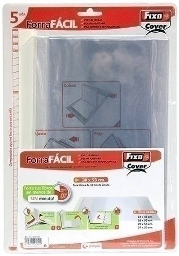 FORRO AJUST.FIXO PVC 29x53 PACK de 5