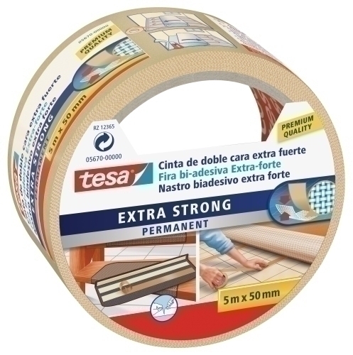 CINTA DOBLE CARA TESA MOQ. 5x50 EXTRA F