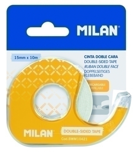 Cinta Adhesiva Doble Cara 15mm x 10m