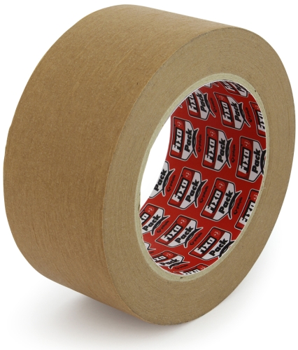 CINTA EMB.FIXO PAPEL 50x50 MARRON - Pack de 6 unidades