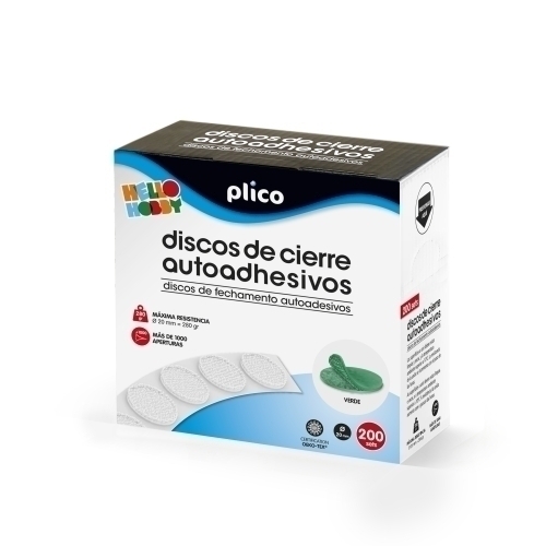 DISCOS CIERRE ADHE.PLICO 20 Ø 200 VERDE