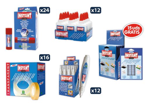 LOTE ADHESIVOS INSTANT IMPRES. 79