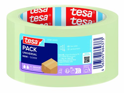 CINTA EMB.TESA PP 66x50 TESAPACK TRANSP. - Pack de 6 unidades