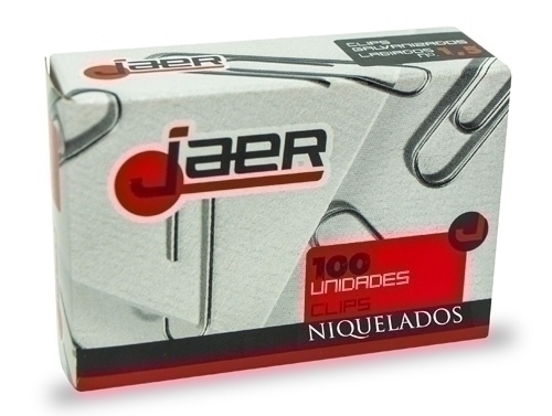 CLIP JAER Nº1,5 (26 mm) LAB.NIQ.Cj.100