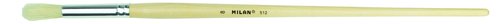 PINCEL MILAN 512 REDONDO CERDA Nº 8 - Pack de 6 unidades