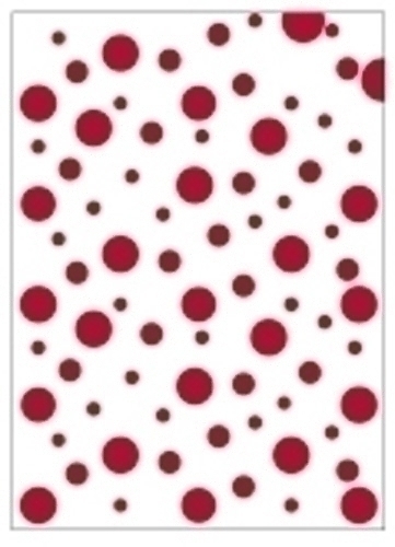 BOLSA DISFRAZ 65x90 IMPR.TOPOS ROJO - Pack de 5 unidades