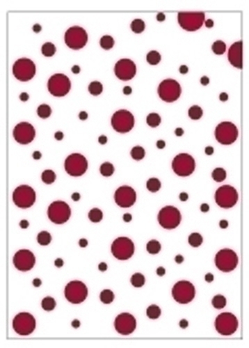 BOLSA DISFRAZ 56x70 IMPRESA TOPOS ROJO - Pack de 25 unidades