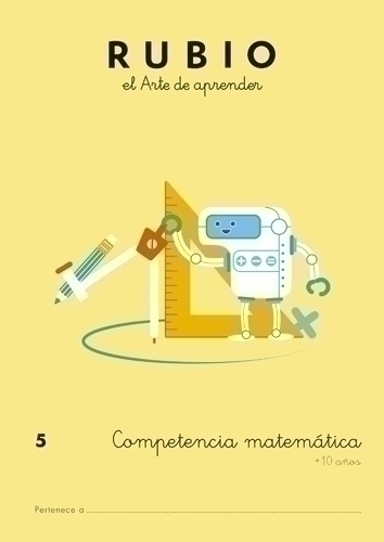 CUADERNO RUBIO A4 COMP.MATEMATICAS 5