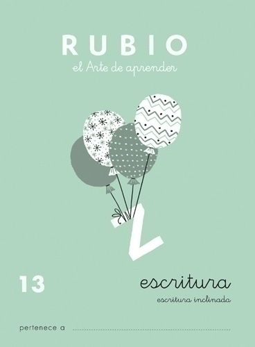 RUBIO CUADERNO DE ESCRITURA Nº 13 - Pack de 1 unidad