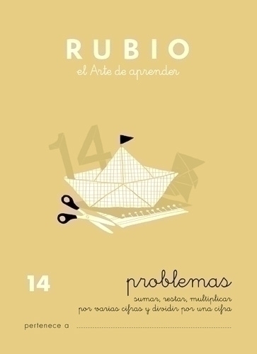 RUBIO CUADERNO DE PROBLEMAS Nº 14 - Pack de 1 unidad