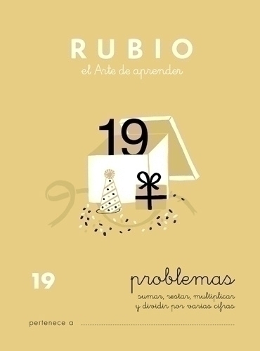 CUADERNO RUBIO A5 OPERAC.y PROBLEMAS 19 - Pack de 1 unidad