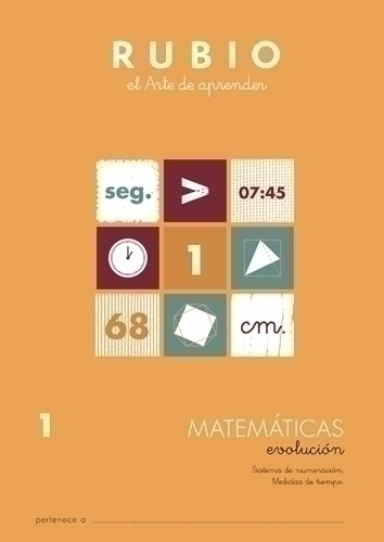 CUADERNO RUBIO A4 MATEMATIC. EVOLUCION 1 - Pack de 10 unidades