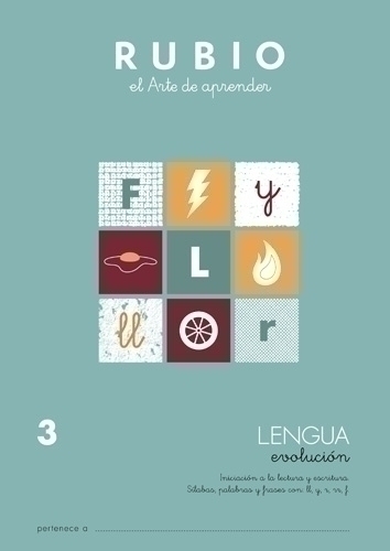 CUADERNO RUBIO A4 LENGUA EVOLUCION 3 - Pack de 10 unidades